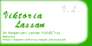 viktoria lassan business card